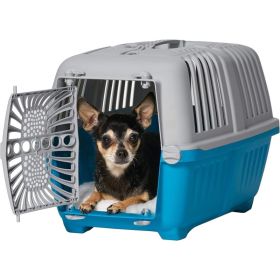 MidWest Spree Plastic Door Travel Carrier Blue Pet Kennel - X-Small - 1 count