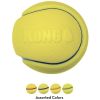 KONG Squeezz Tennis Ball Assorted Colors - Large - 1 count