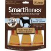 SmartBones Peanut Butter Dog Chews - Large - 6.5" Long - Dogs over 40 Lbs (3 Pack)